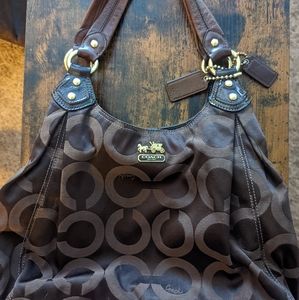 Coach Hobo 14305 Madison Op Art Handbag Purse